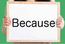 because