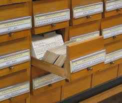 card catalogue