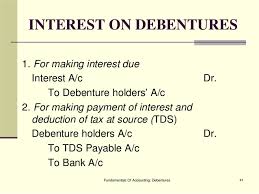 debenture interest