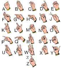 manual alphabet