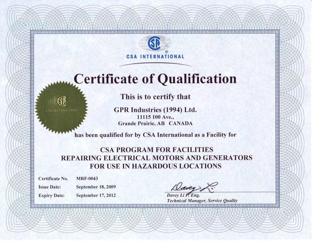 qualification