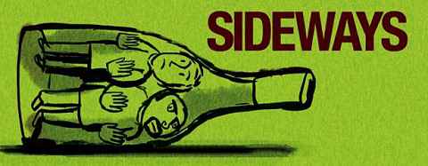 sideways