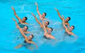 synchronized swimming