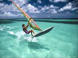 windsurfing